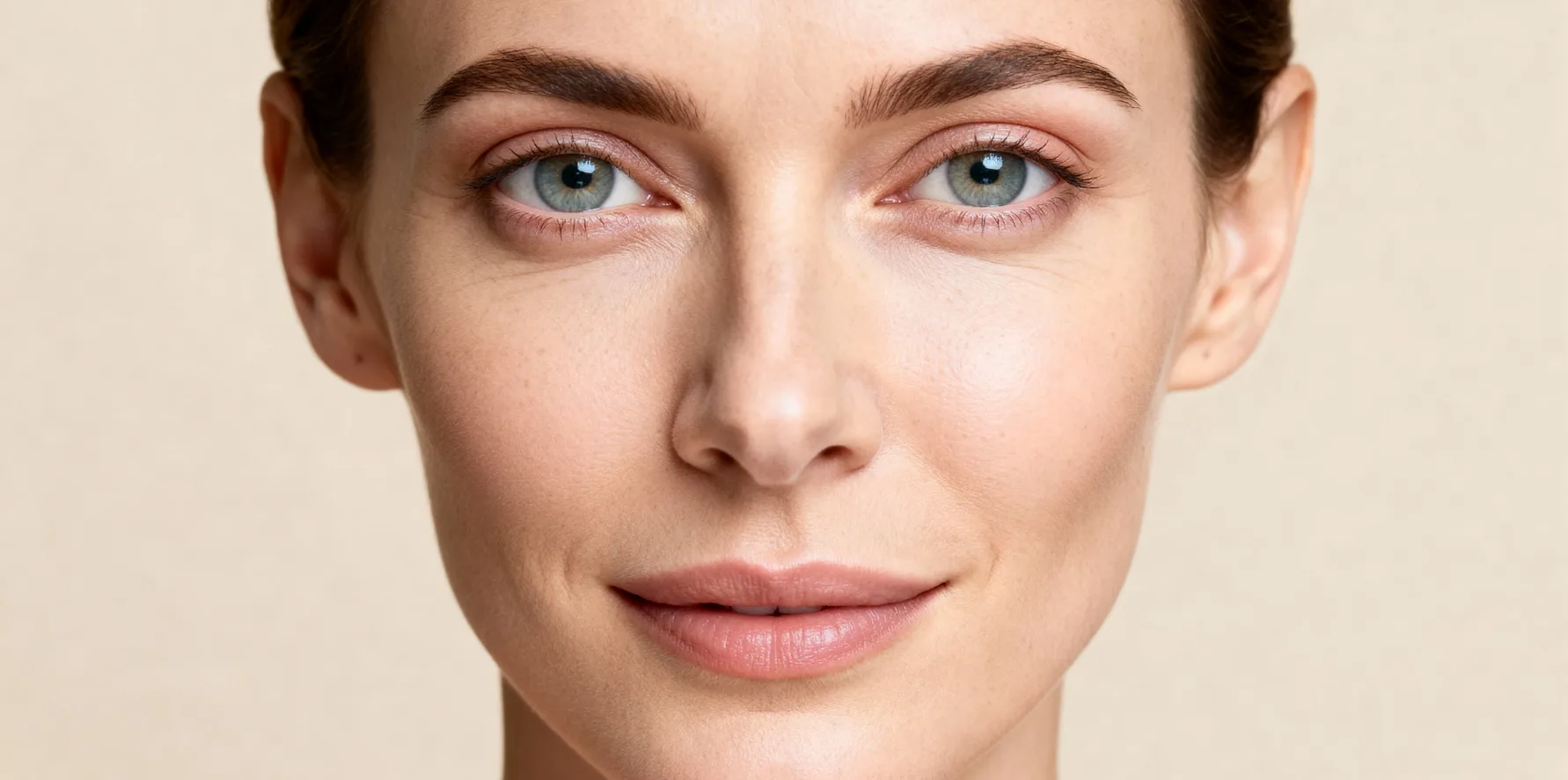 Close-up of a woman's eyes — blepharoplasty (eyelid surgery) in Mexico City